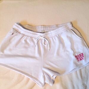 Make Boys Cry White SweatPant Shorts